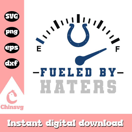 Indianapolis colts nfl fueled by haters svg, indianapolis colts football team svg