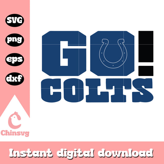 Indianapolis colts nfl go colts svg, nfl football indianapolis colts svg