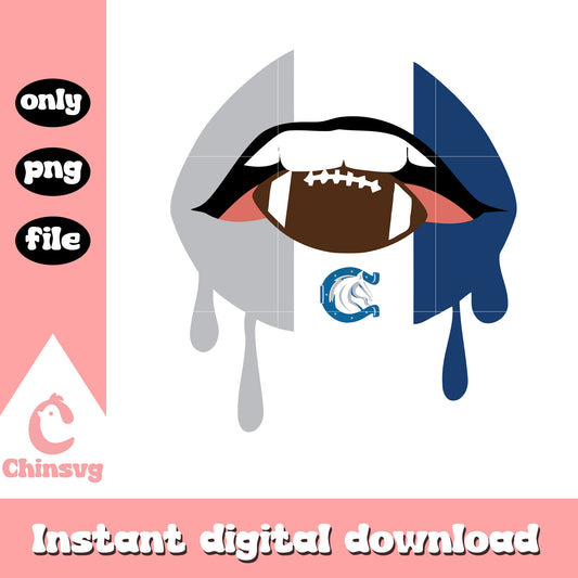Indianapolis colts nfl logo lips svg, nfl indianapolis colts sport svg