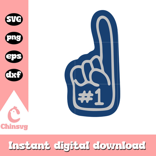 Indianapolis colts nfl number one svg, nfl football colts svg