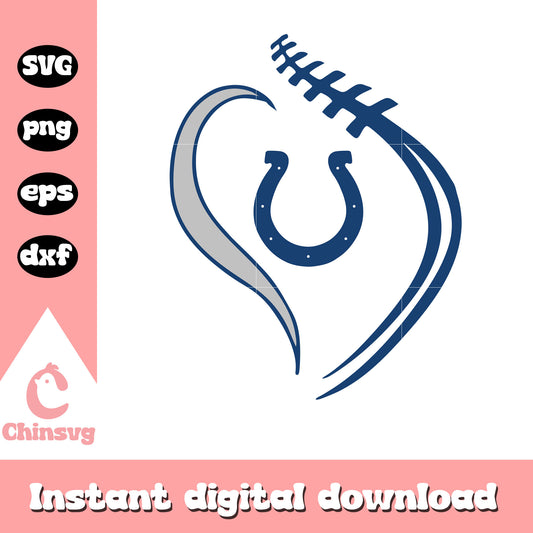 Indianapolis colts nfl sport logo svg, indianapolis colts nfl football svg