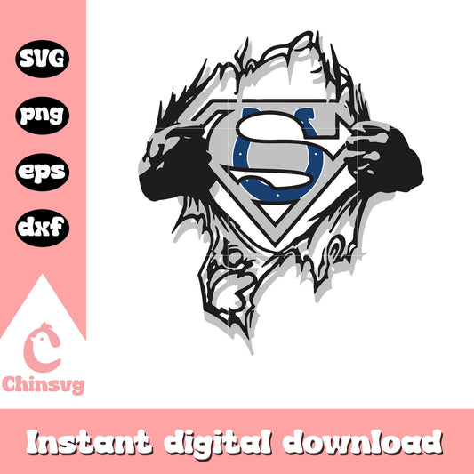 Indianapolis colts nfl super logo svg, indianapolis nfl​ svg