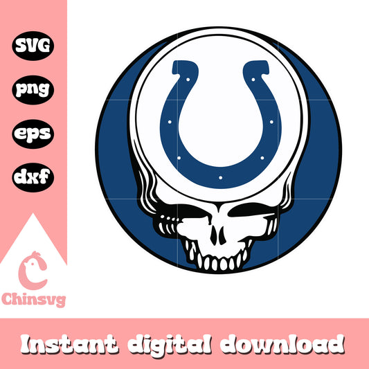 Indianapolis colts nfl team logo clipart svg, indianapolis colts football field svg