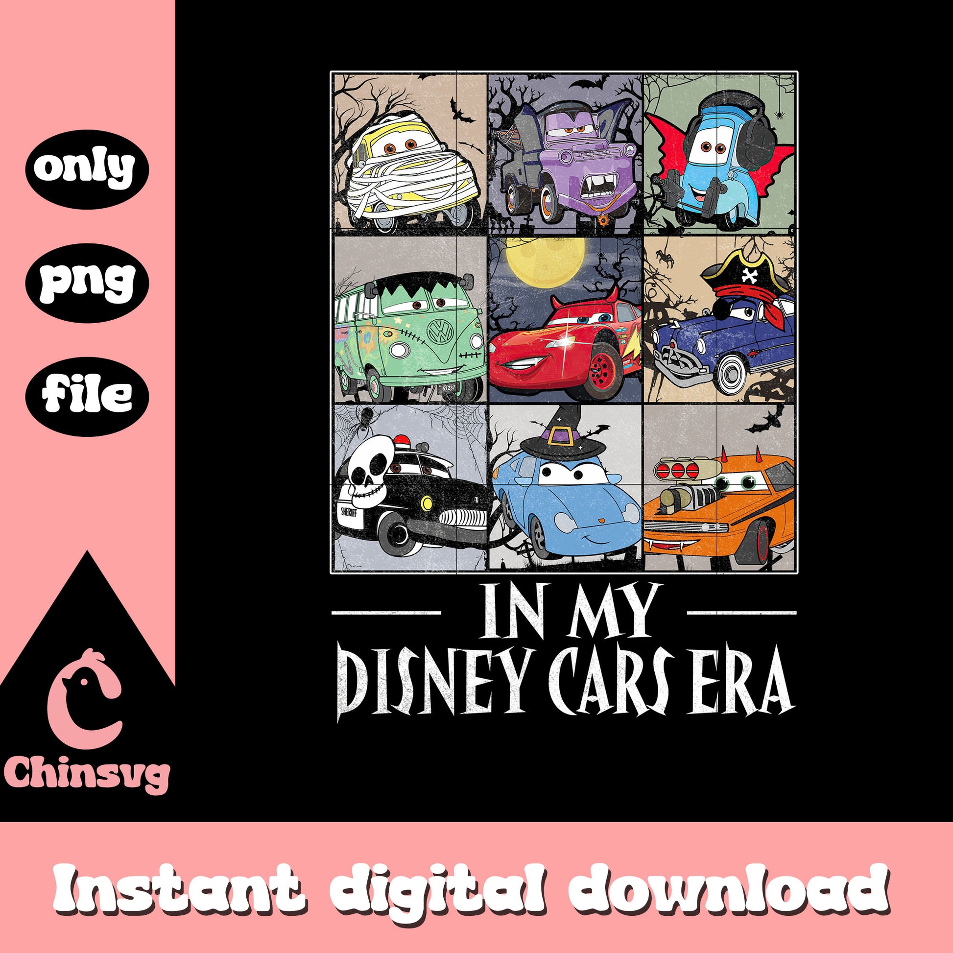 In my disney cars era characters clipart png, disney cars png