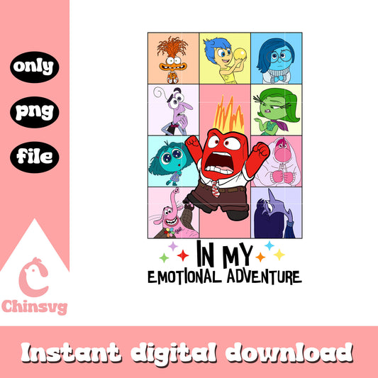 In my emotional adventure png, emotions characters png, disney png