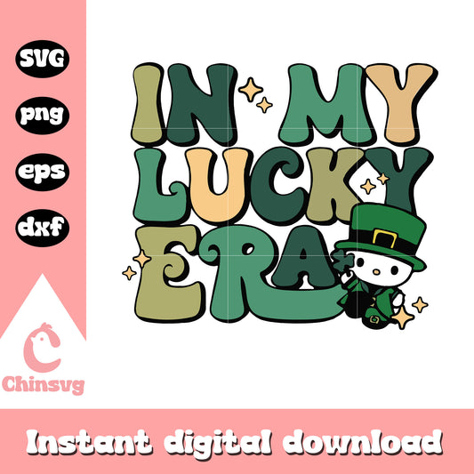 In my lucky era svg, hello kitty svg, cartoon characters svg