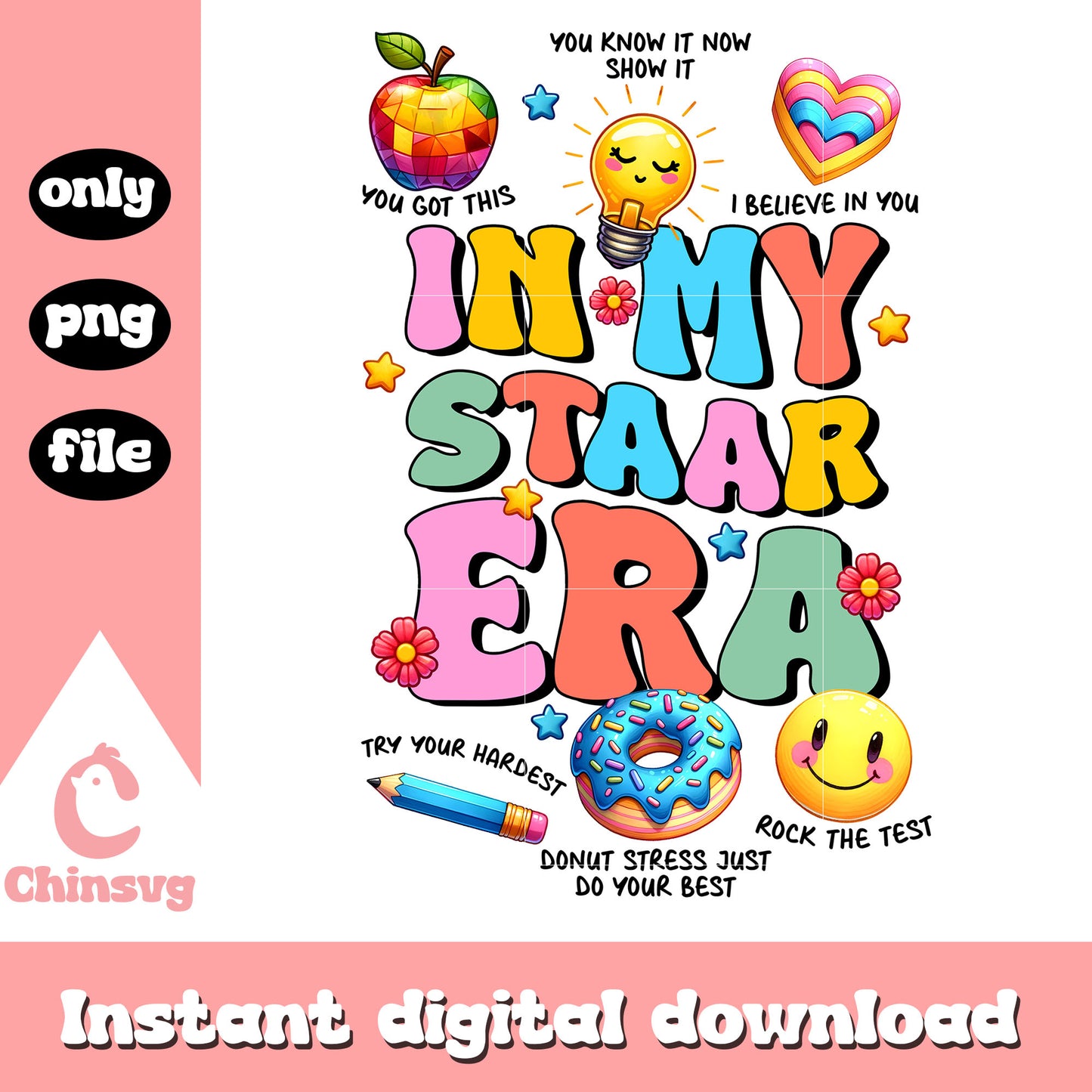 In my staar era wave font png, test png, quotes of the day png