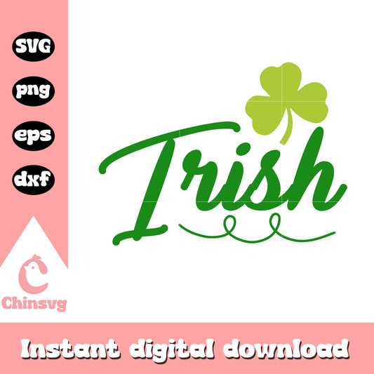 Irish patrick shamrock svg, st patricks day decorations svg