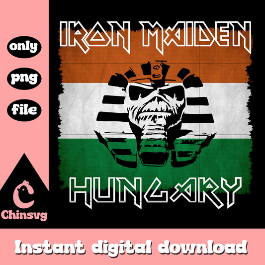 Iron maiden hun gary flag design png, iron maiden album png, rock png