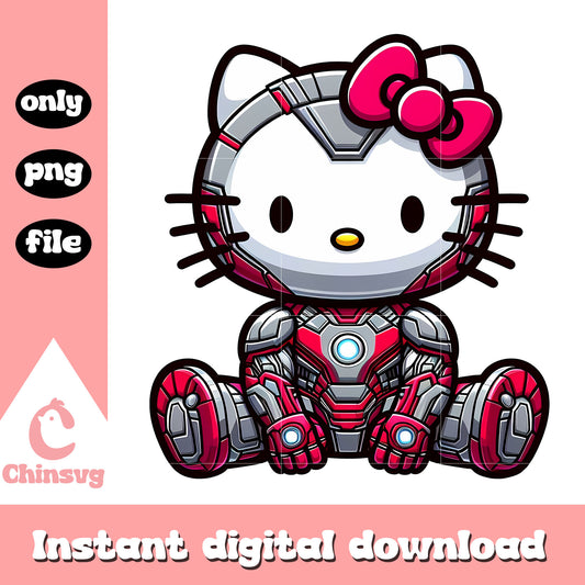 Iron man character hello kitty cosplay png, the avengers png