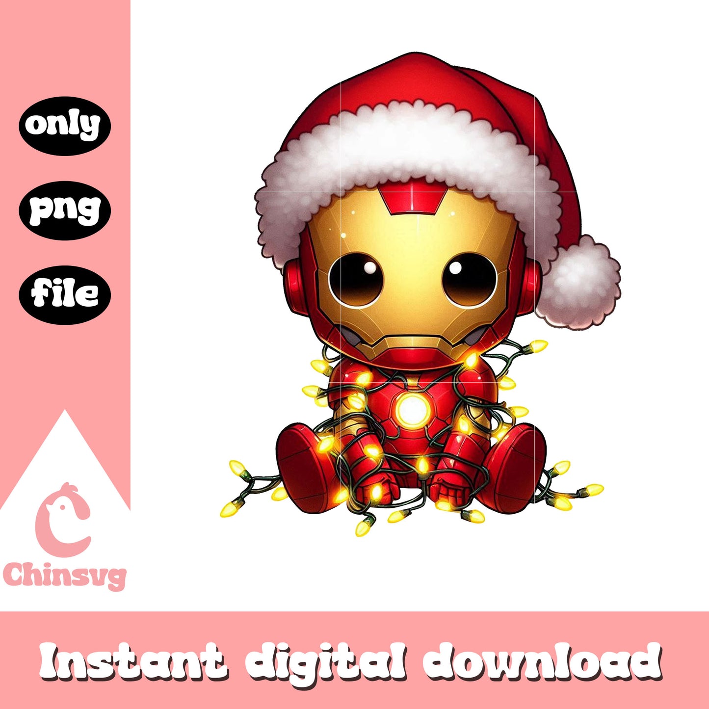 Iron man santa hat design png, marvel movies png