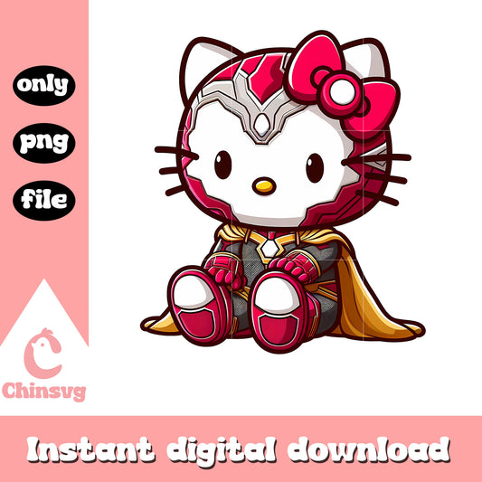Ironman x hello kitty png, sanrio hello kitty png, advengers png