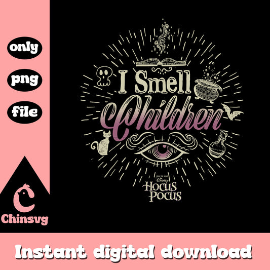 I smell chidren hocus pocus halloween png, halloween png