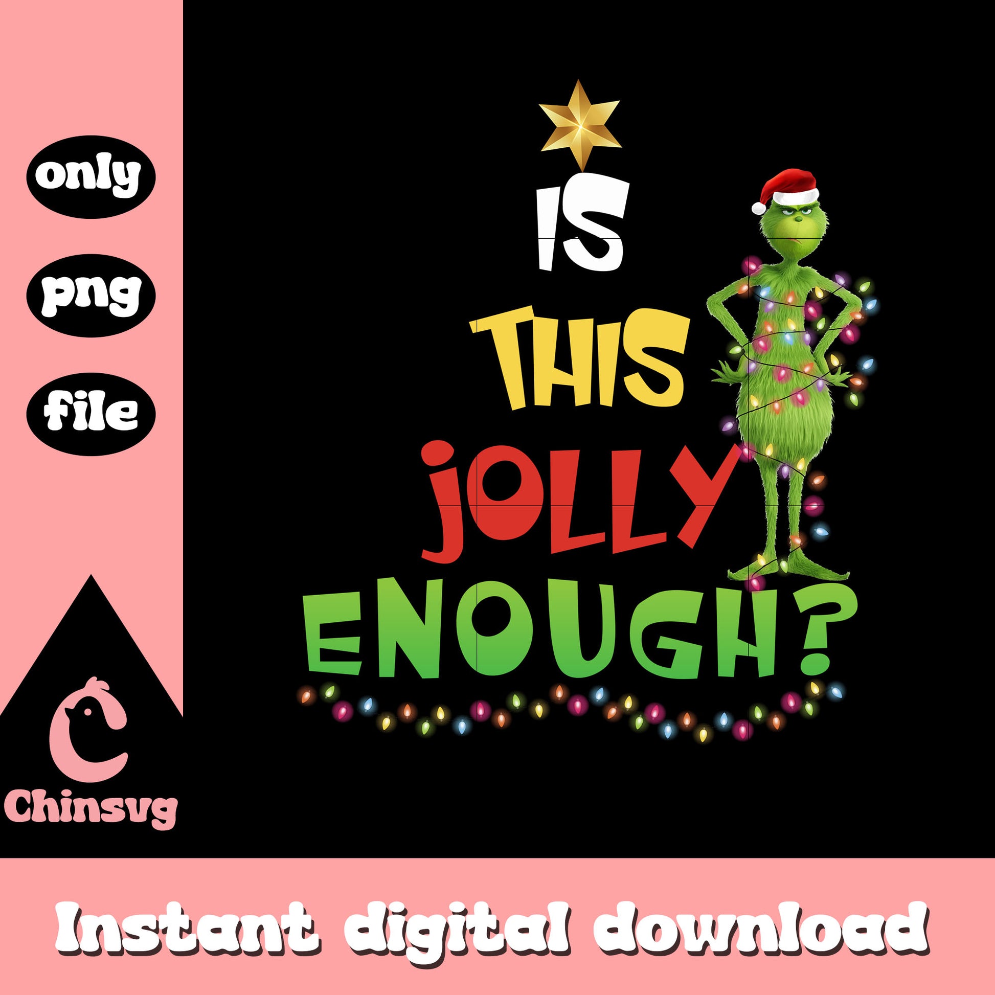 Is this jolly enough grinch tree png, grinch stole christmas png