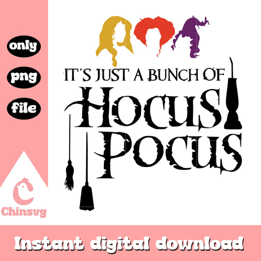 It's just a bunch of hocus pocus png, happy halloween png