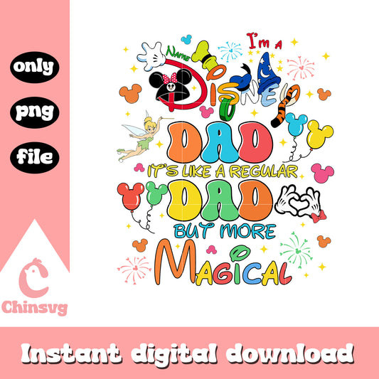 It's like a regular dad but more magical png, dad png, disney png