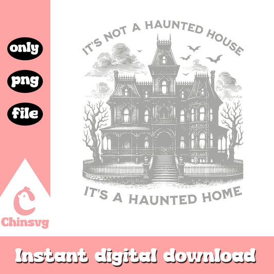 It's not a haunted house design png, halloween house png