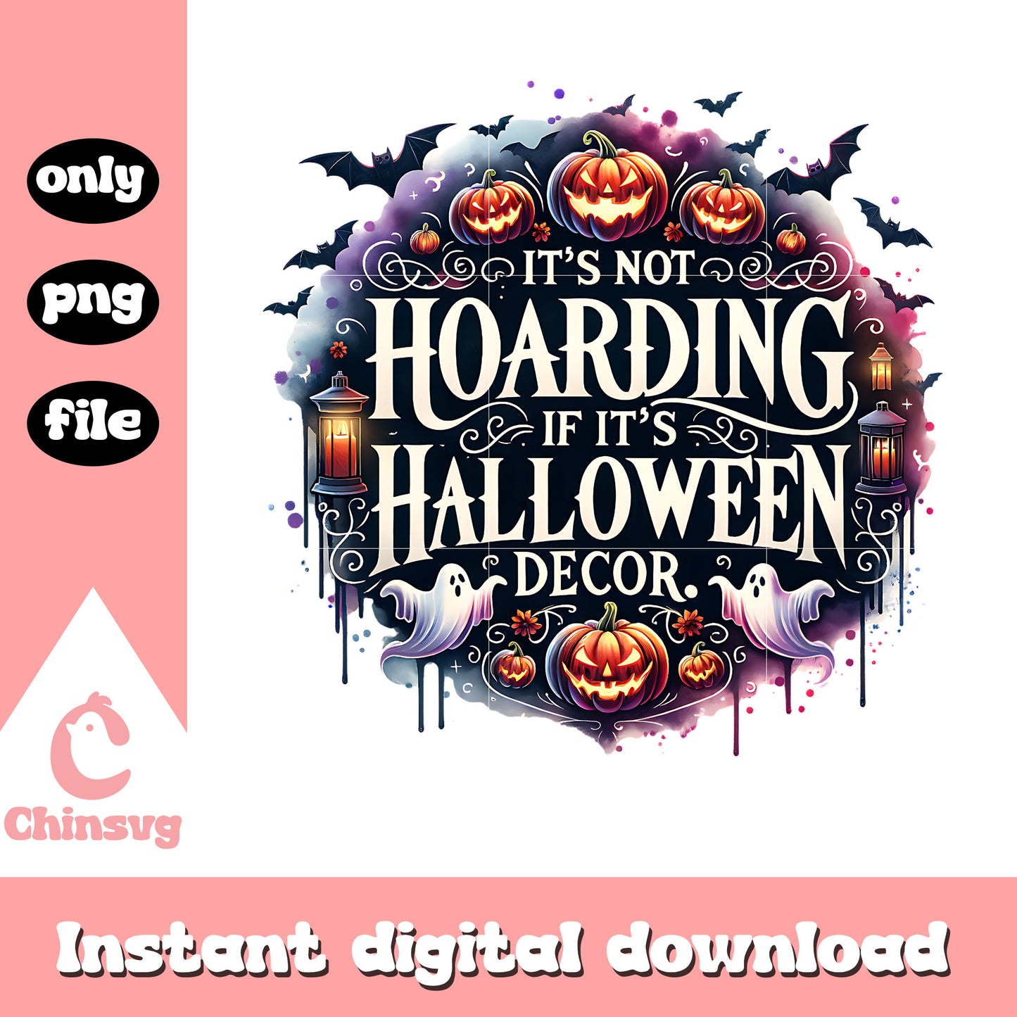 It's not hoarding if it's halloween decor png, halloween town png