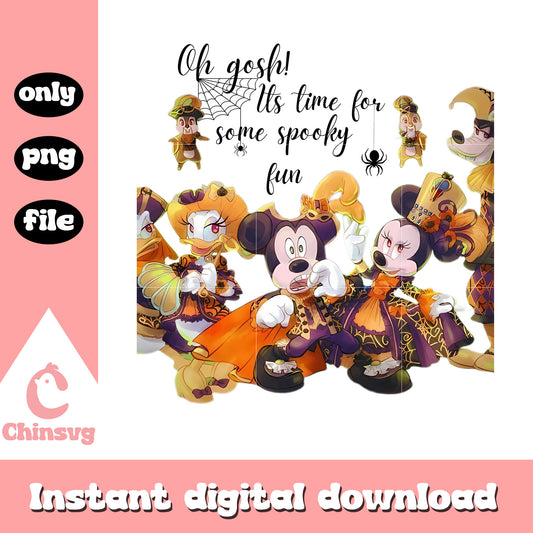 It's time for some spooky fun design png, funny halloween costumes png