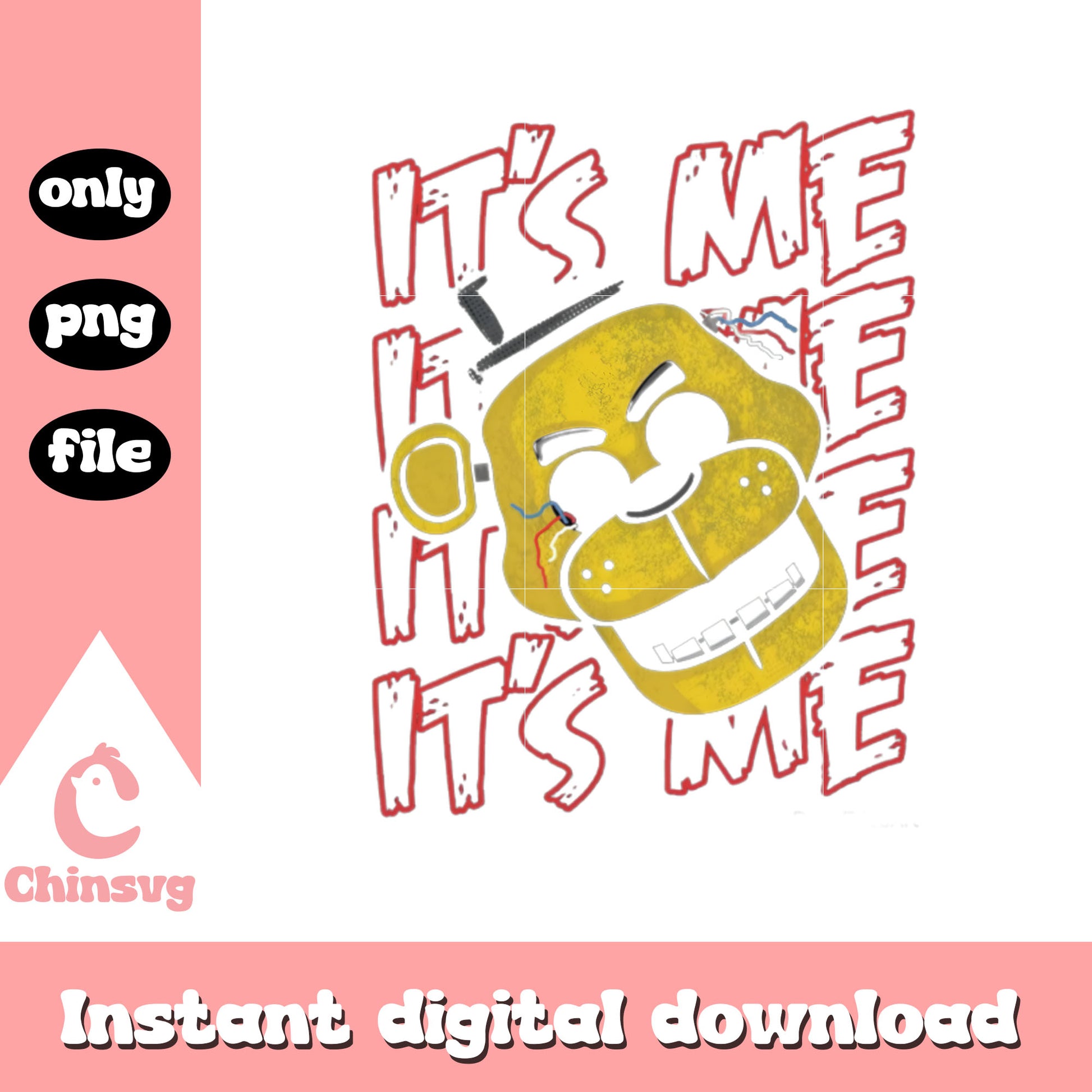 Its me Freddy face png, Freddy bear Five Nights at Freddy's png