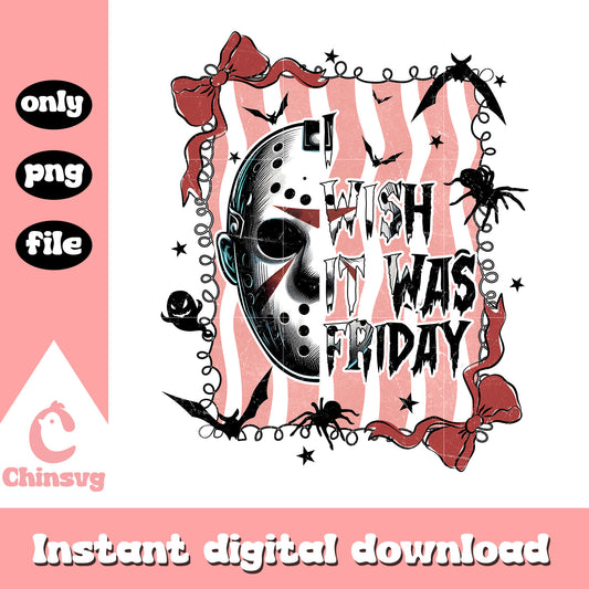 I wish it was friday  png, voorhees characters png, horror face png