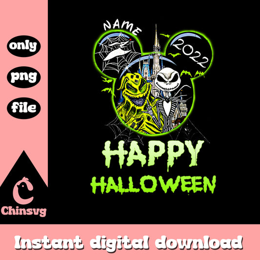 Jack skellington and boogie happy halloween png, happy halloween png