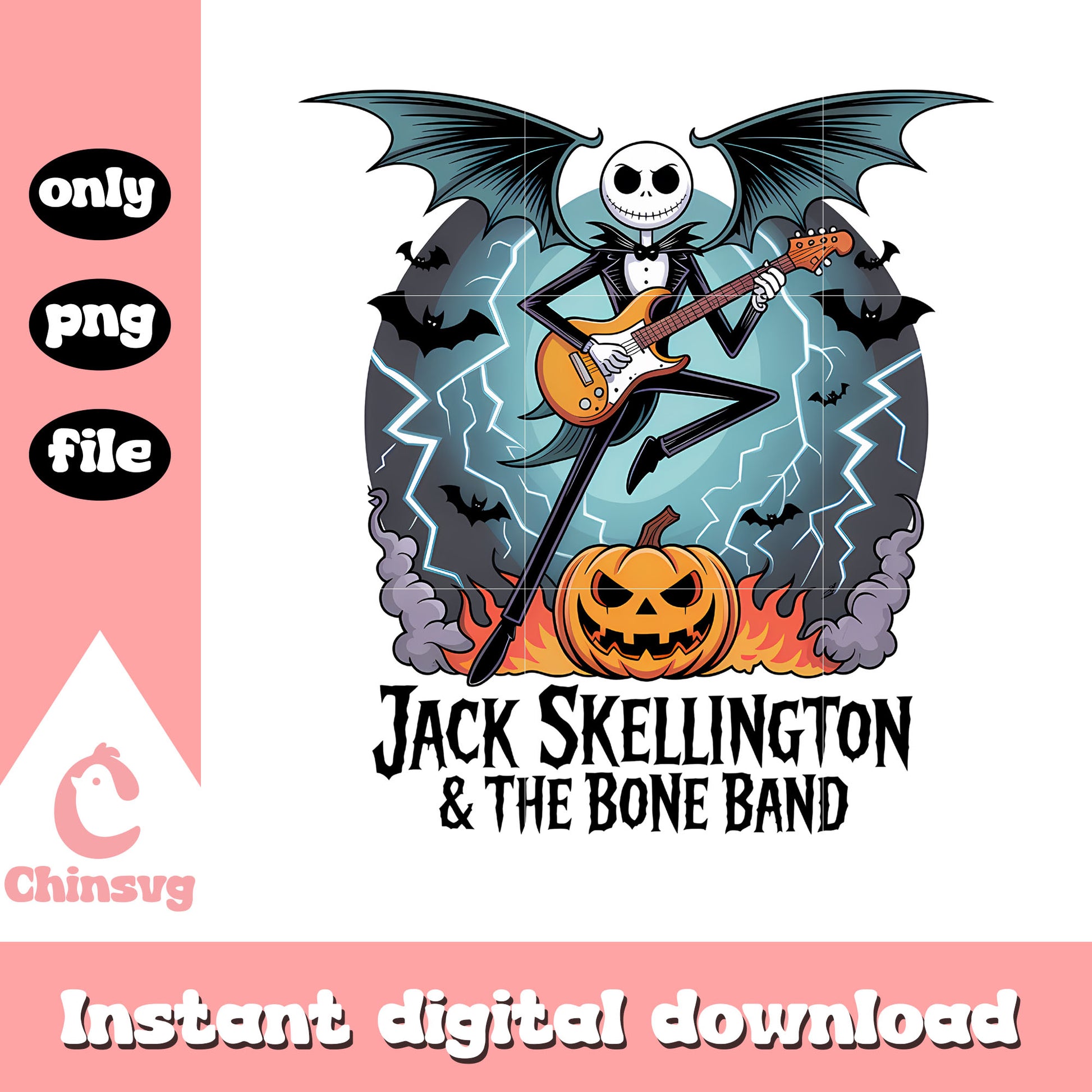 Jack skellington and the bone band quote png, jack skellington movie png