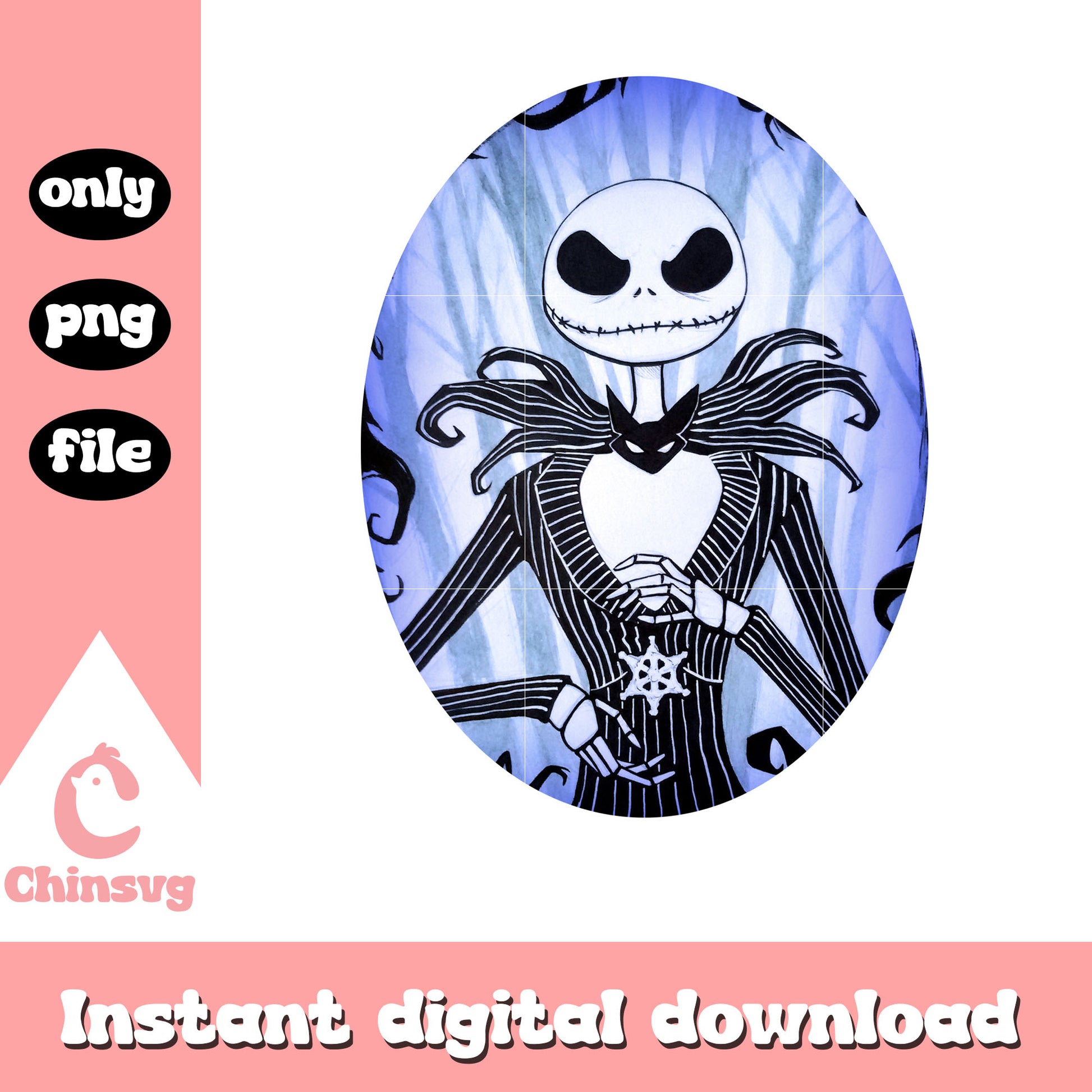 Jack skellington gothic clipart png, jack skellington movie png