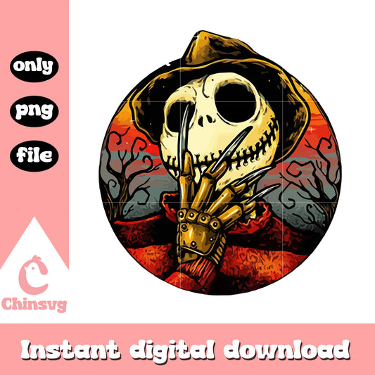 Jack skellington nightmare halloween design png, halloween png