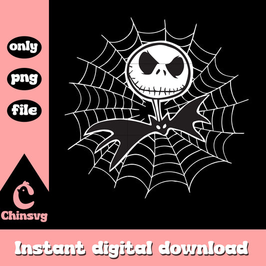 Jack skellington spider web png, Jack spider web png, jack png