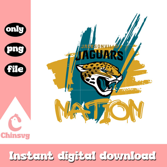 Jacksonville Jaguars nation design png, rugby ball png