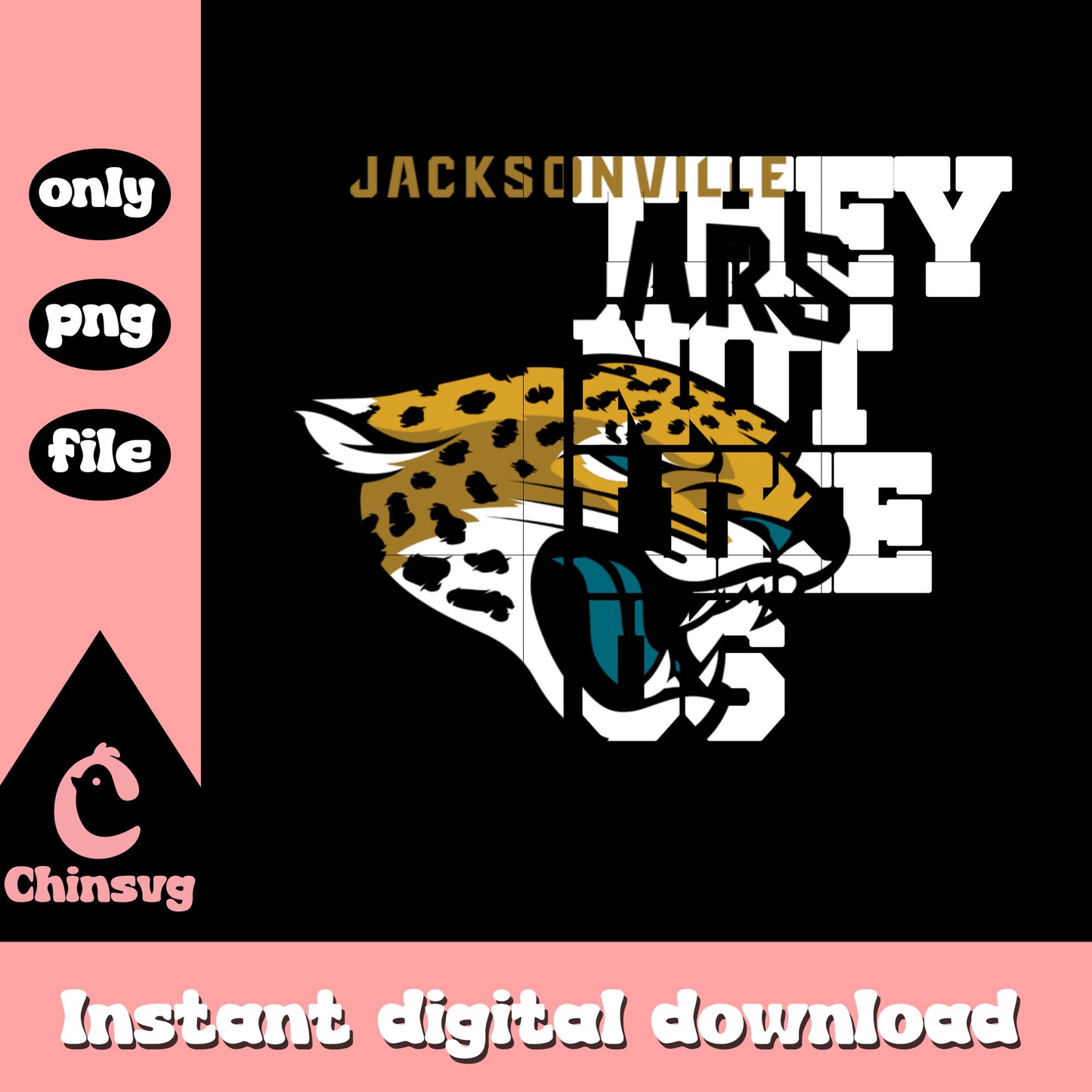 Jacksonville Jaguars they not like us png, football sports game png