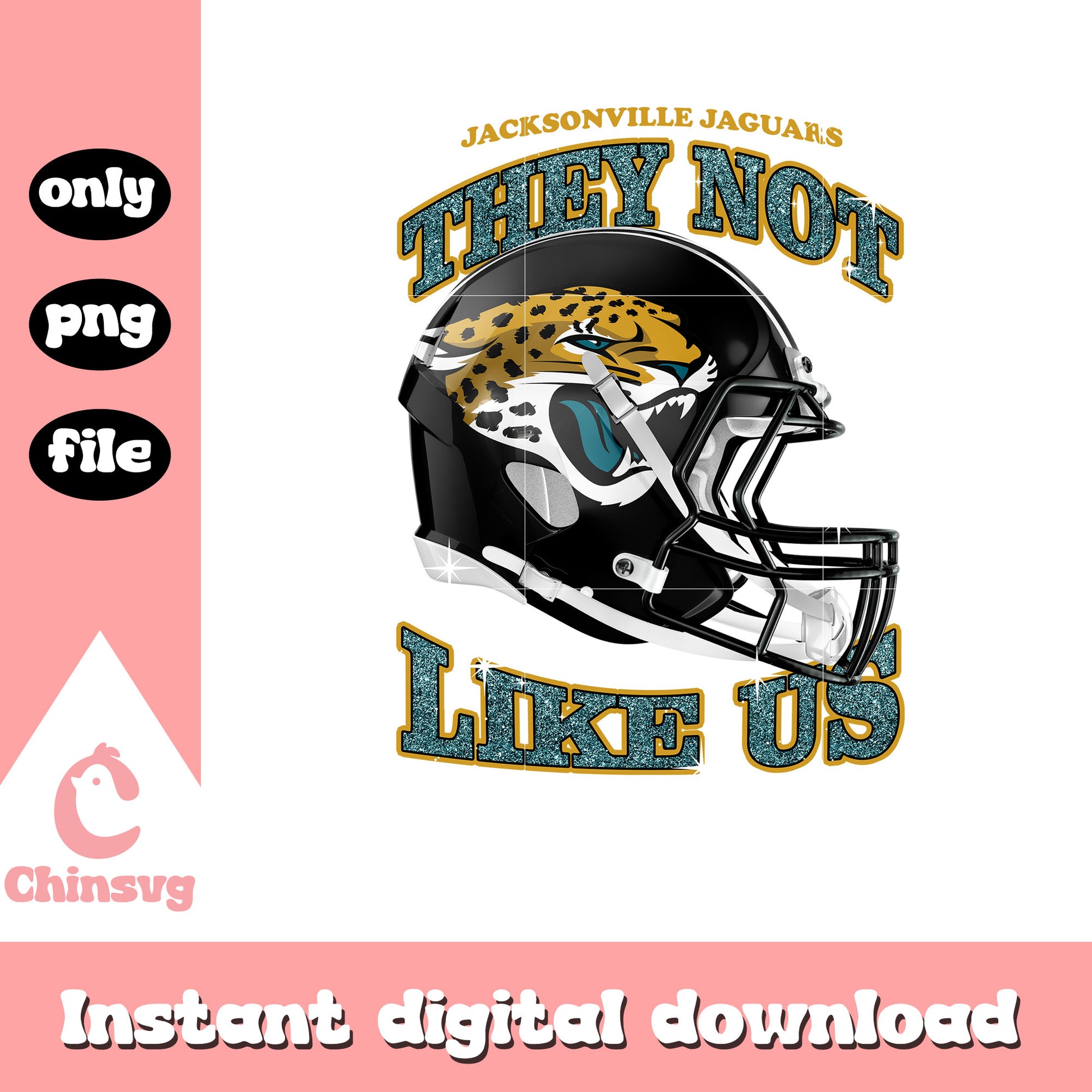 Jacksonville Jaguars they not like us png, logo Jacksonville Jaguars png