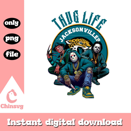 Jacksonville Jaguars thug life png, logo nfl football png