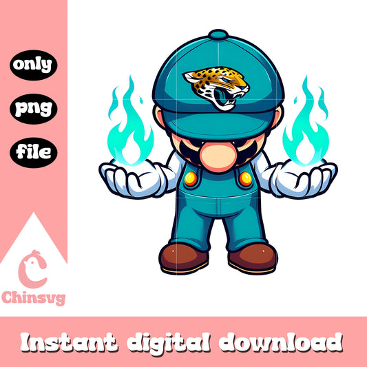 Jacksonville jaguars design mario png, all 32 nfl teams logos​​ png