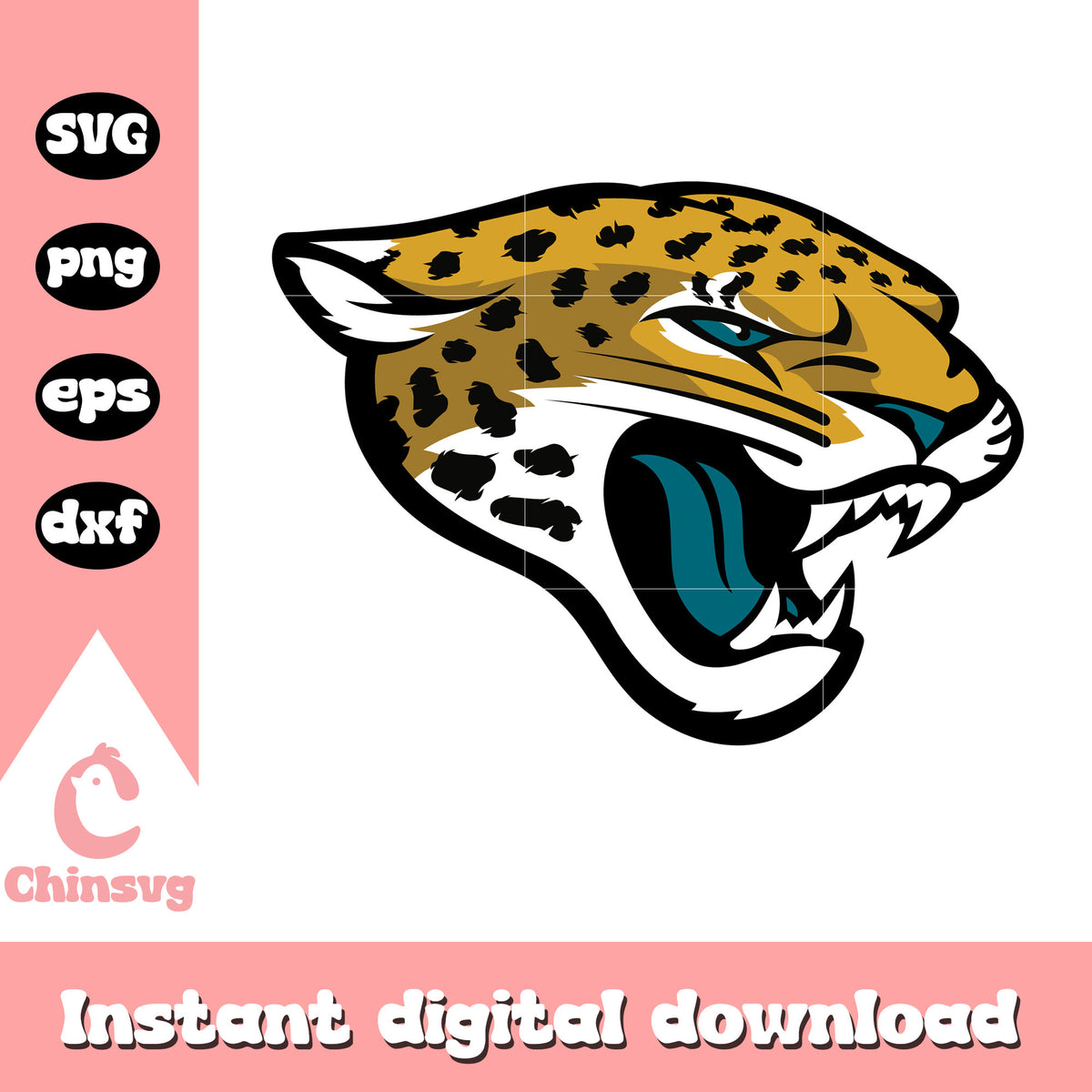 Jacksonville jaguars nfl head logo svg, jacksonville jaguars logo svg