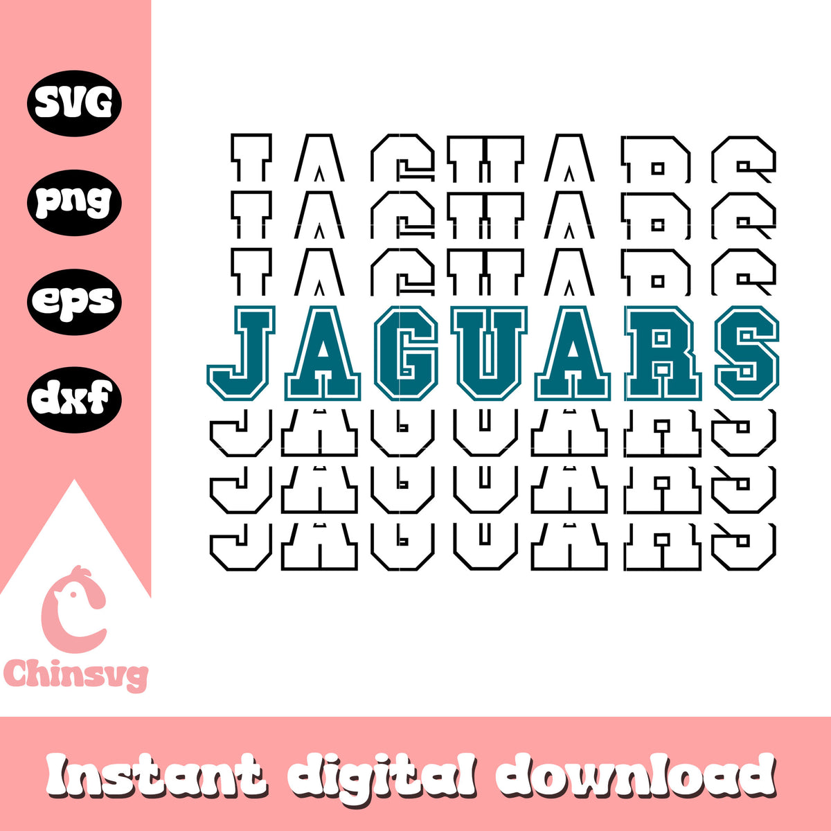 Jacksonville jaguars nfl sport svg, jaguars new logo svg