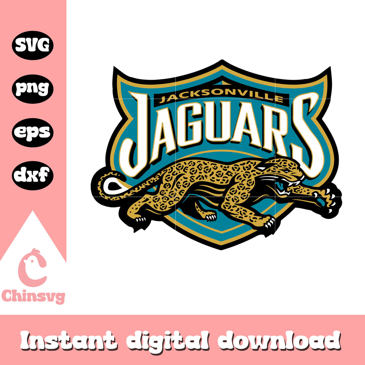 Jacksonville jaguars nfl symbol design svg, new jacksonville jaguars logo svg
