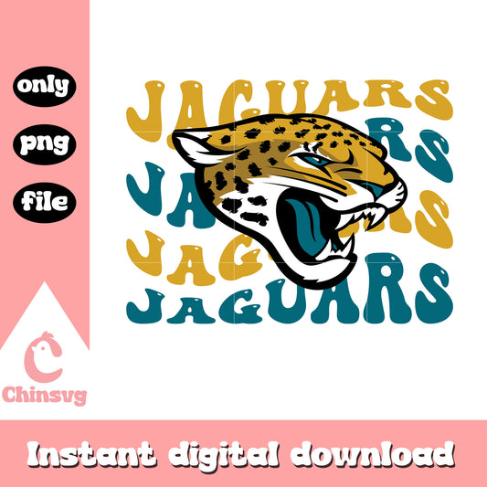 Jaguars football team wave font png, Jacksonville Jaguars png