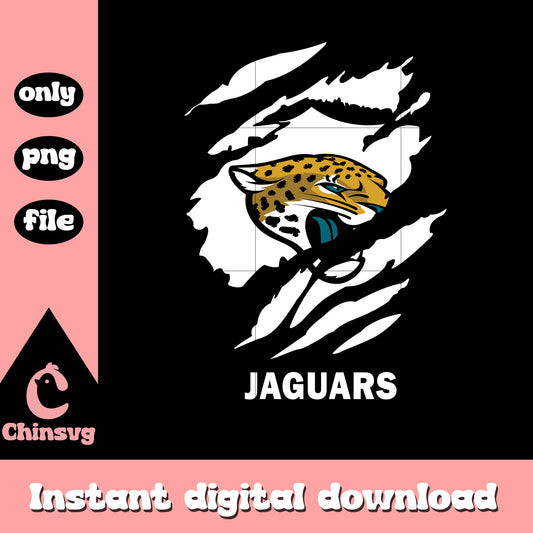 Jaguars logo white paint png, nfl jacksonville jaguars​​ png