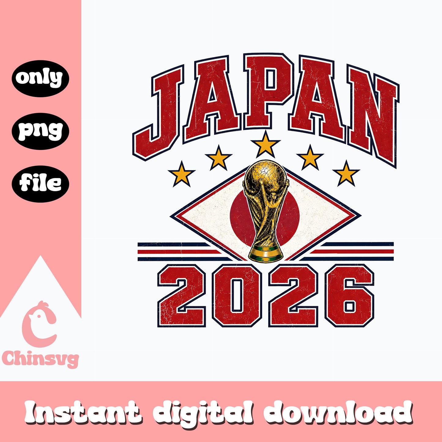 Japan 2026 World Cup PNG, Japan Football Soccer, Japan Flag PNG