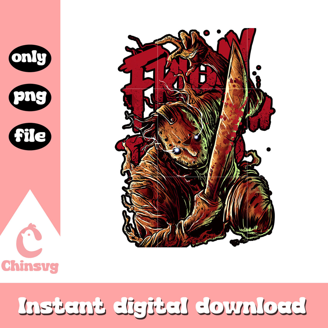 Jason Voorhees character design png, horror movie png – Chinsvg