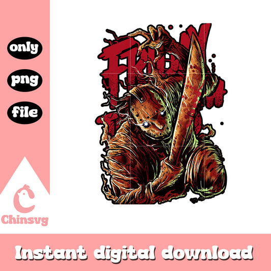 Jason Voorhees character design png, horror movie png