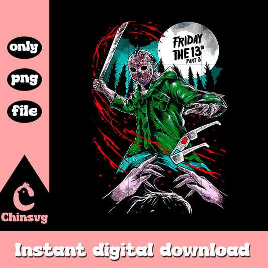 Jason Voorhees character png, Friday the 13th png, horror movies png