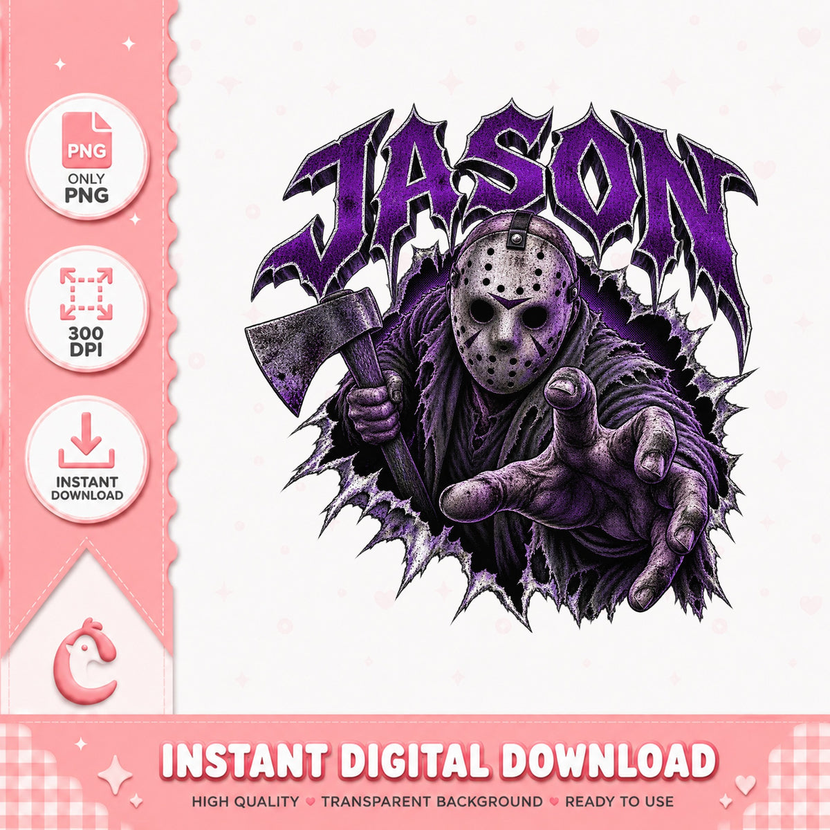 Jason Voorhees PNG, Horror Movie Character, Friday The 13th PNG