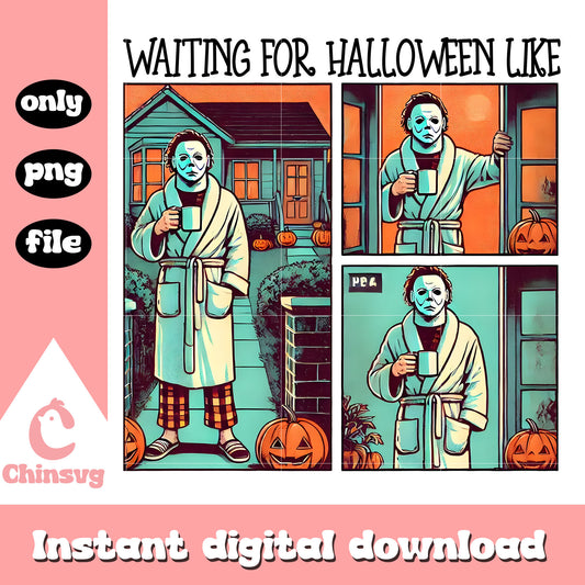 Jason retro towel waiting for halloween like png, horror halloween png