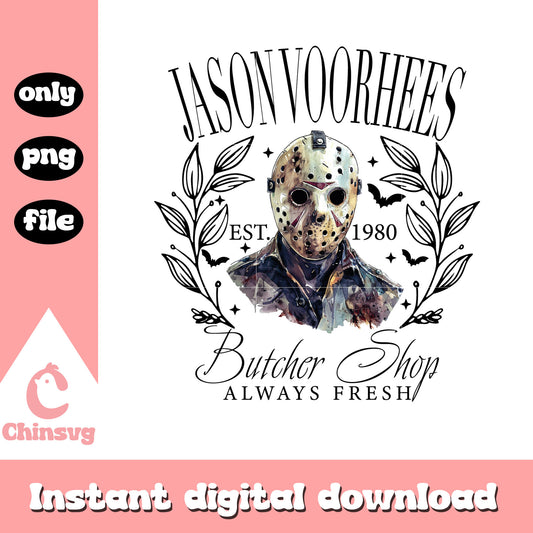 Jasonvoohees butcher shop always fresh png, Jasonvoohees png
