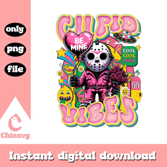 Jason voorhees cupid vibes valentine png, jason voorhees valentine​ png