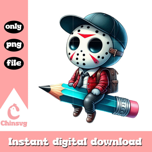 Jason voorhees drive pencil go to school png, driving school near me png