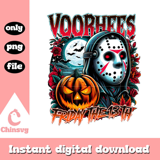Jason voorhees friday the 13th pumpkin halloween png, halloween png